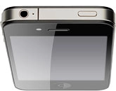 Connect the headset to the headset socket at the top of your phone.