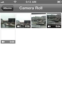 Go to the required folder.Press the required picture or the required video clip.