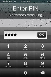 Key in your PIN and press OK.