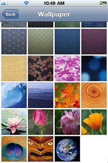 Press the required picture.