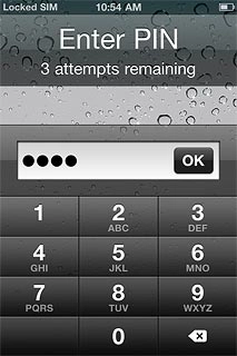 Key in your PIN and press OK.
