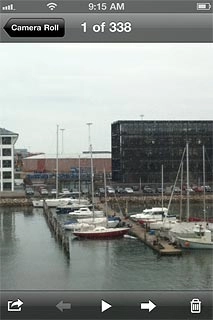 Press the send icon (an arrow).