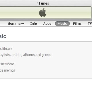 Select Music at the top of the screen.Follow the instructions on the screen to select the required settings.