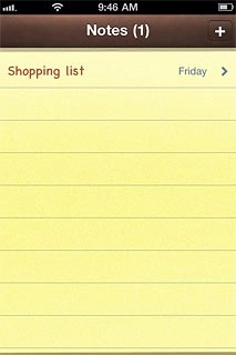 Press + in the top right corner of the display.