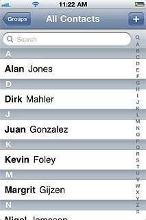 Press + in the top right corner of the display.