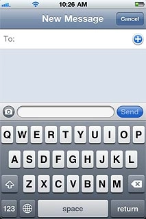Press once on each letter to write the required word.A number of words based on the letters you've keyed in are displayed.