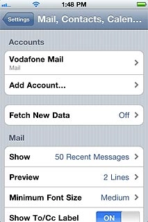 Press Fetch New Data.