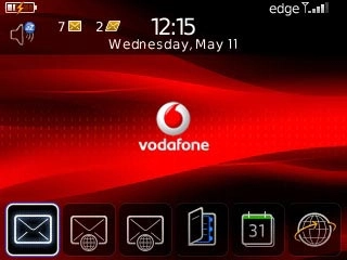 The signal strength icon shows the strength of the network signal at your location. The more lines, the stronger the signal.