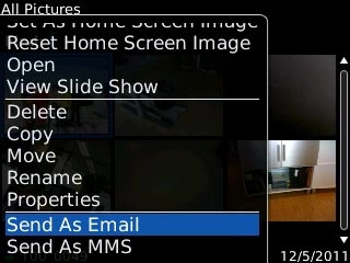 Highlight one of the following options:Send As Email, go to 3a.