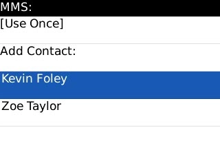Key in the first letters of the required contact.Matching contacts are displayed.Highlight the required contact and press the Navigation key.