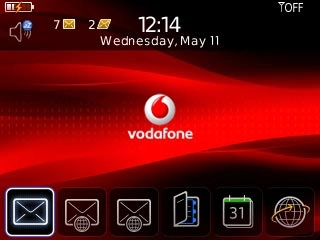 The battery charging icon shows that the battery is charging.Further information: Charge the battery