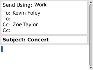 Highlight the text input field and write the required text.