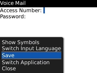 Scroll to Save and press the Navigation key.