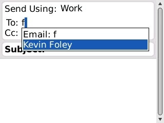 Highlight the required contact and press the Navigation key.To add more recipients.
