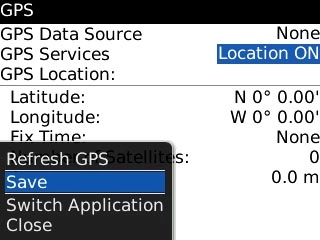 Scroll to Save and press the Navigation key.