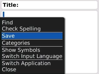 Scroll to Save and press the Navigation key.