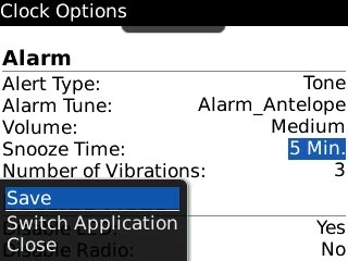 Scroll to Save and press the Navigation key.