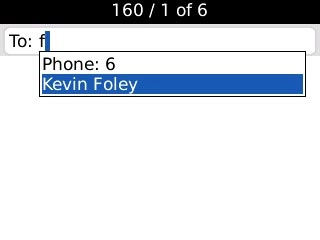 Key in the first letters of the required contact.Matching contacts are displayed.Highlight the required contact and press the Navigation key.