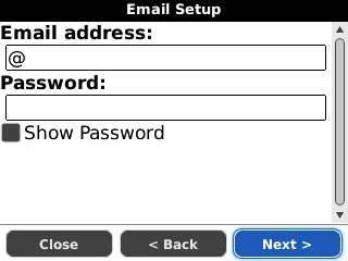 Scroll to Next and press the Navigation key.