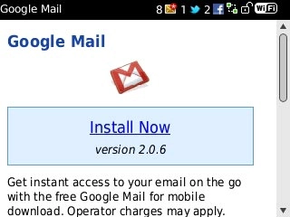 Scroll to Install Now and press the Navigation key.