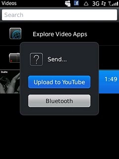 Upload to YouTube, go to 3d.If it's the first time you use the application, you need to log on.
