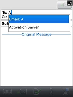 Press the required contact.