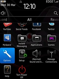 The battery charging icon shows that the battery is charging.Further information: Charge the battery