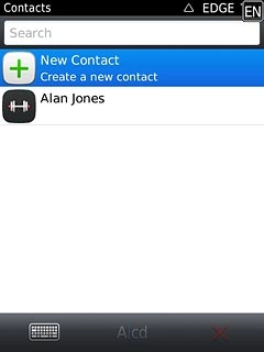 Press New Contact.