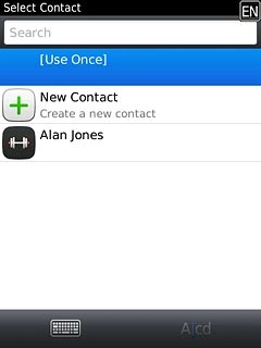 Press [Use Once].Key in +61414121121 