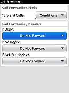 Press If Busy, If No Reply or If Not Reachable.