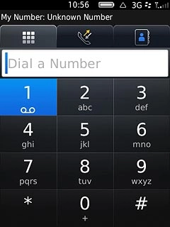 Press and hold 1 to call voicemail.