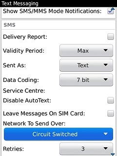 Press Network To Send Over.