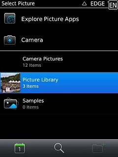 Press the required folder.