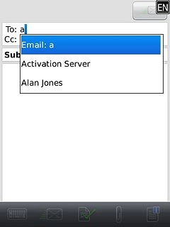 Press the required contact.
