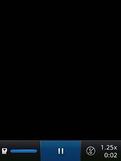 Press the pause icon to stop the video recorder.