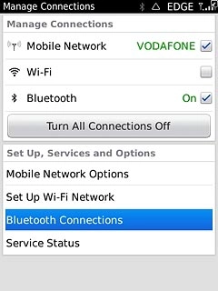 Press Bluetooth Connections.