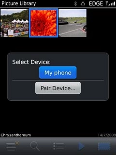 Press the required device or Pair Device....