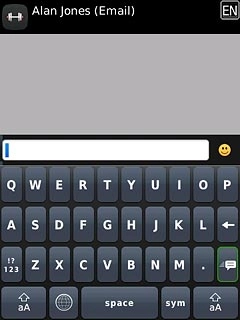 Press once on each letter key to write the required word.A number of words based on the letters you've keyed in are displayed.
