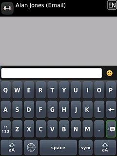 To key in a number or symbol:Press !?123.