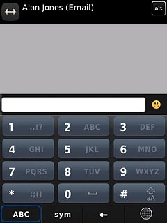 Press the required number or the required symbol.
