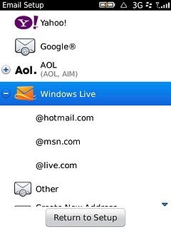 Press the required domain.