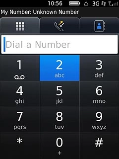Press and hold the required number key to make a call.