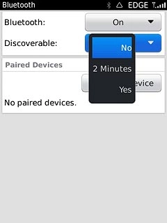 Press No, 2 Minutes or Yes.