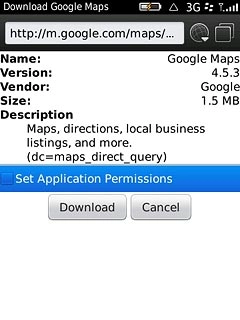 Press Set Application Permissions to turn on the function.