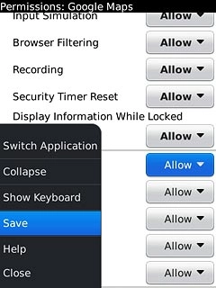 Press Save.Google Maps is downloaded and installed.
