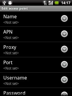 Press APN.Key in live.vodafone.com