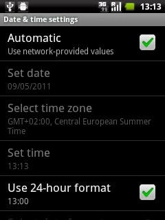 When the box next to the menu item is ticked (V), the function is turned on.