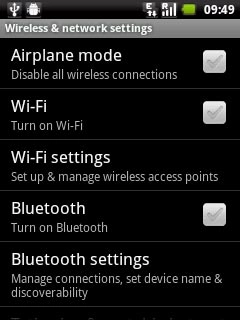Press Wi-Fi settings.