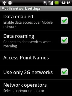 Press Access Point Names.
