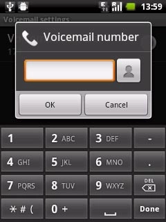 Key in +61414121121 and press OK.